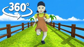 VR 360 Video - Squid Game Creepy Doll Chase in VR