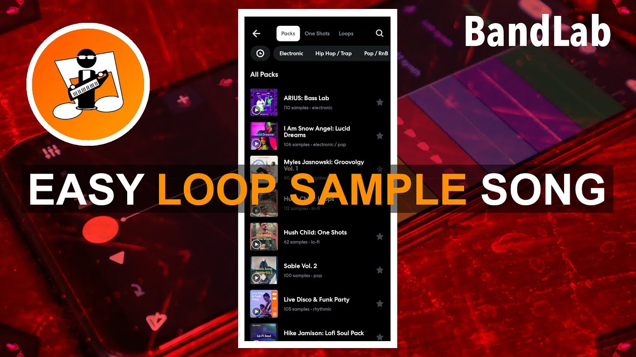 Easy BandLab Song Creation With +loop Samples - YouTube