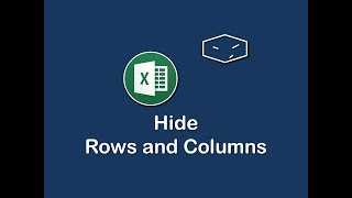 ms office excel hide rows and columns