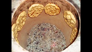 چێکرنا نانێ ته‌نیرێ - Baking Kurdish Nan Bread الخبز الكردي