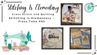 Stitching Is Elementary ~ Floss Tube # 65 ~#crossstitch #halloweencrossstitch