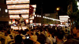 平成２２年　貝塚宮太鼓台祭り　本宮　夜　練り合い（上三町）