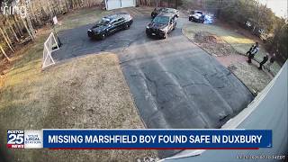 ‘I just saw him sitting there’: Missing 8-year-old Mass. boy found safe in stranger’s backyard