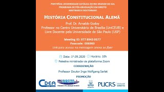 Palestra PPGD PUCRS – “História Constitucional Alemã”