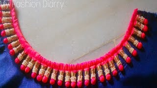 Beautiful boat neck design || DIY ||