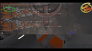 Quakeworld - my 39.5% LG Bot Game ezquake linux client