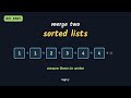 Merge Two Sorted Lists — LeetCode #21 (Easy) — Python | Logixy