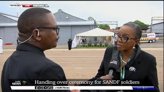 SANDF Repatriation | Handing over ceremony of soldiers: Sophie Mokoena updates