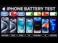 iPhone 15 Pro Max vs 15 Pro / 15 Plus / 15 / 14 / 13 Battery Test!