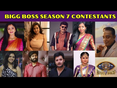 Bigg Boss Season 7 Tamil Final Contestants Lists | Bigg Boss Season 7 ...