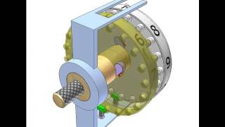 Zero return device for mechanical counter