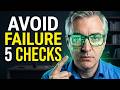 It's One Year Later and You Failed. Why? (The Pre-Mortem Check)