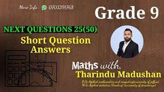 grade 9 short questions (50)