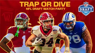 Live: Trap or Dive Friday Night Watch Party | NFL Draft