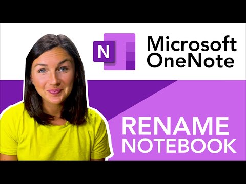 Microsoft OneNote: как переименовать записную книжку в Microsoft OneNote