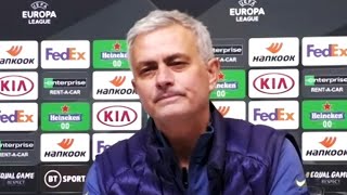 Tottenham 2-0 Royal Antwerp - Jose Mourinho - Post-Match Press Conference - Europa League