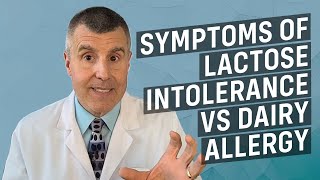 Symptoms of Lactose Intolerance vs Dairy Allergy