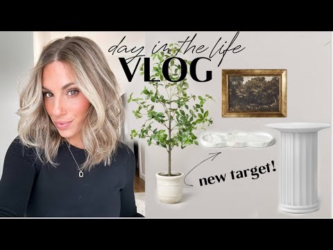 DITL VLOG Life Chat, OSEA Skincare, My Protein Shake Recipe & Target Home Decor Haul