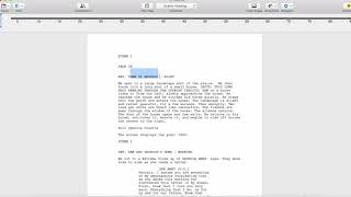 Formatting a Screenplay in Final Draft 11 by Prosser