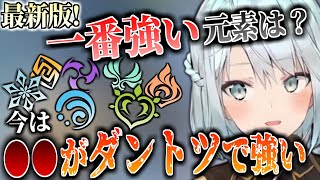 【原神/Ver3.5最新版】今一番強い元素って何？草や雷よりも○○がダントツ！？【ねるめろ/切り抜き】【コメ付き】