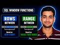 Rows Between vs Range Between in SQL Window Functions | Real Difference Explained with Examples