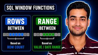 Rows Between vs Range Between in SQL Window Functions | Real Difference Explained with Examples