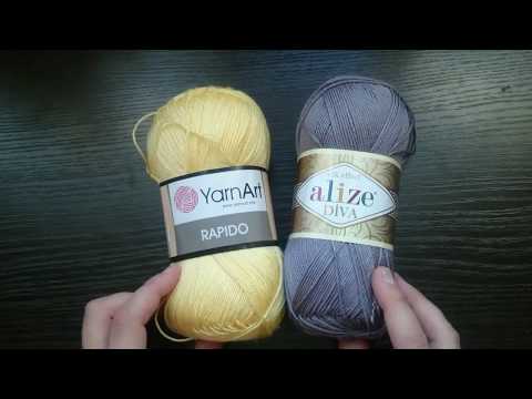 ОТЗЫВ на пряжу Alize DIVA и Yarn art Rapido. ОТЗЫВ на пряжу Alize DIVA и Yarn art Rapido.