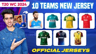 T20 World Cup 2024 All Team Jersey | India Jersey T20 World Cup 2024 | T20 World Cup All New Jerseys