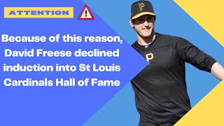 Why David Freese is declining induction into St Louis Cardinals Hall of Fame