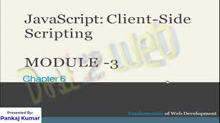 Module 3- Introduction to JavaScript