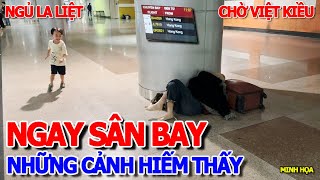 NGAY SÂN BAY \u0026 NHỮNG ĐIỀU BẤT NGỜ HIẾM THẤY - HÀNH LÝ KHẮP NƠI CHỜ VIỆT KIỀU NHẬP CẢNH TÂN SƠN NHẤT