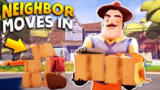 The Neighbor MOVES IN WITH US!? | Hello Neighbor Gameplay (Mods)