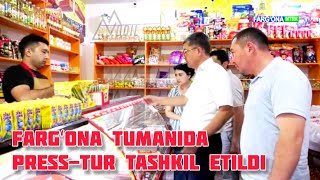 Fargʻona tumanida press-tur tashkil etildi