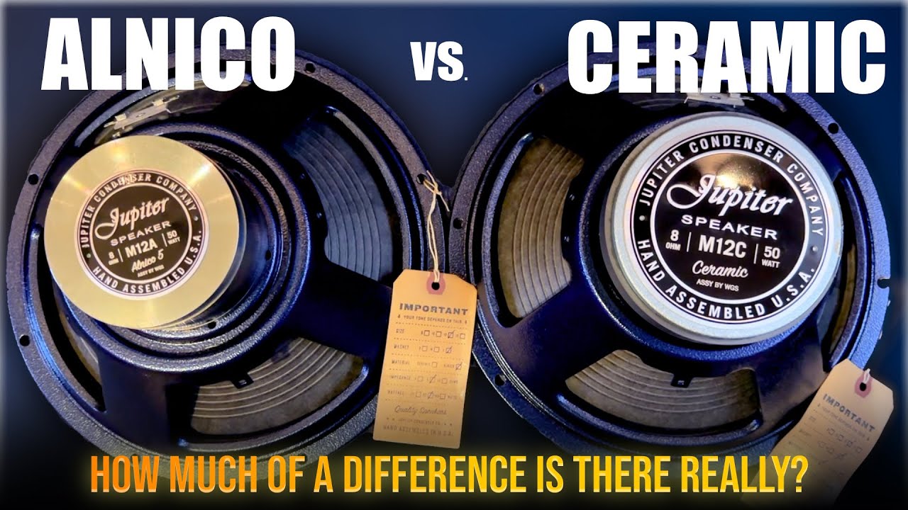 Ceramic Vs Alnico Speakers | How Much Of A Difference Is There? - YouTube