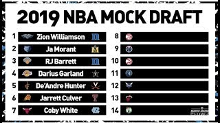 2019 NBA Mock Draft: Andy Katz predicts the lottery picks