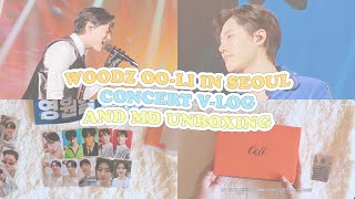 [무즈로그/MOODZ V-LOG #07] WOODZ OO-LI IN SEOUL \u0026 MD UNBOXING VLOG | 콘서트 브이로그 | 덕질로그 | 무즈로그 | Moodzlog