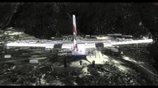 FSX Lukla Landing.