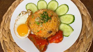 Canned Fish Fried Rice/របៀបធ្វេីបាយឆាត្រីខកំប៉ុងនិងសាច់មាន់ឆ្ងាញ់ពិសា