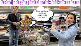 BELANJA STOCK DAGING HALAL ISI KULKAS BARU || MAU UNDANG MERTUA MAKAN DI RUMAH