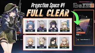 【GFL2】Projection Space 04: F2P FULL CLEAR Walkthrough! - Girls Frontline 2: Exilium