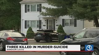 Video: Police still at scene of Windsor Locks murder-suicide more than 24 hours later