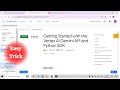 Getting Started with the Vertex AI Gemini API and Python SDK||GSP1209||Study Jams