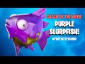 FORTNITE CATCH OF THE WEEK: PURPLE SLURPFISH! LOCATIONS AND HOW TO CATCH IT - (FISHING GUIDE)