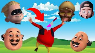 Motu Paltu and Jon Potty funny cartoon video Best Cartoon Game Video#motupaltu#jonpotty#w_one#woen