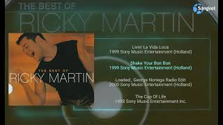 The Best Of Ricky Martin | Part 3 | 2001 | Sony Bmg | @sangeetratn656