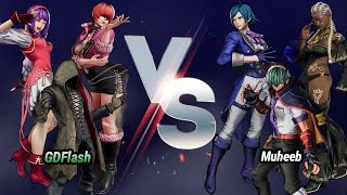 KOFXV GDFlash🕹️|Kukri |Athena |Shermie VS Muheeb 🕹️| Shunei |Dolores |Elisabeth #viralvideos #video