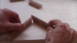 How to Cut Quarter Round Pencil Trim for a Shower Niche – DIY