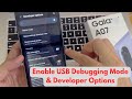 Samsung Galaxy A07: Enable USB Debugging Mode and Developer Options