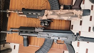 akm الروسية   vs  Zastava m21 بندقية