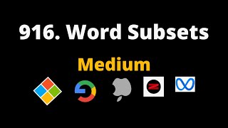 916. Word Subsets | Brute force + leetcode solution